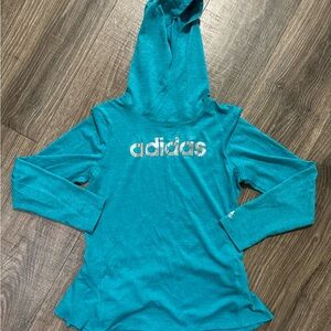 Adidas long sleeve hooded shirt